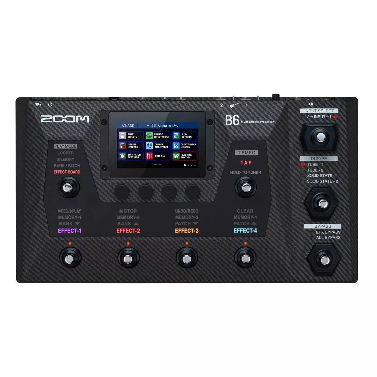Zoom B6 Bass Multi-Effects Processor - Mint, Open Box