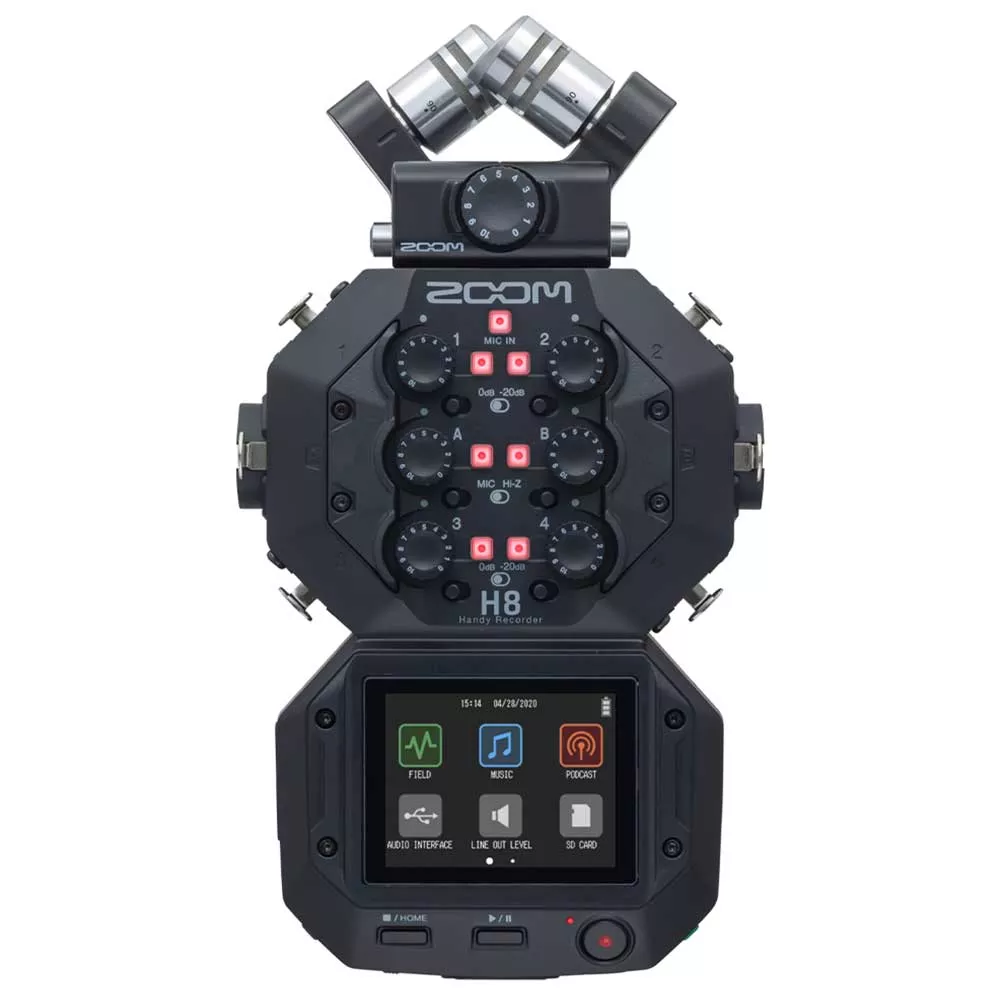 Zoom H8 Handy Recorder 8-Input / 12-Track Portable Recorder