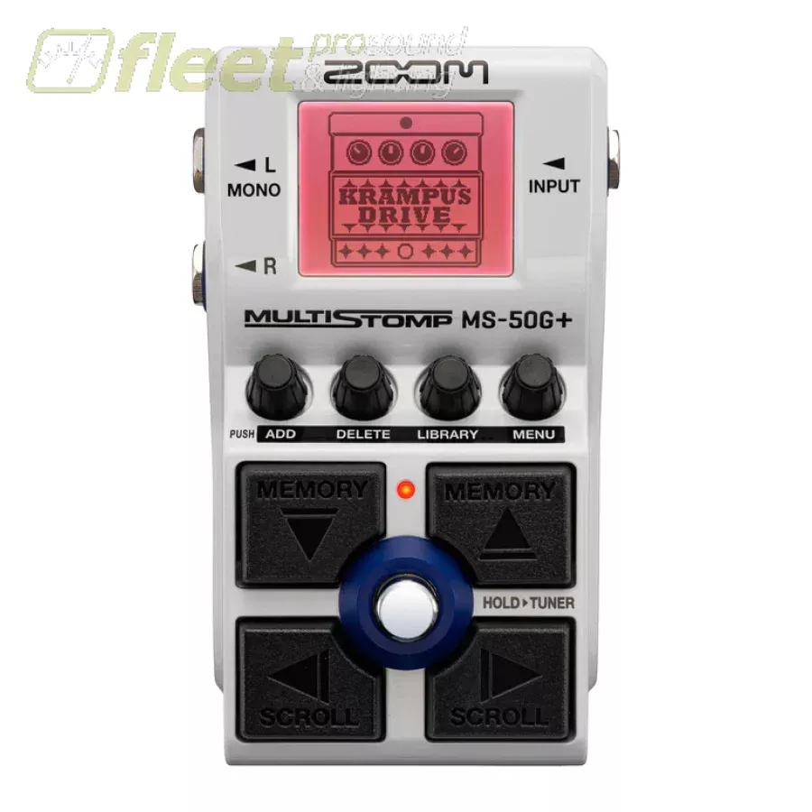 Zoom MS-50G+ MultiStomp Pedal For Guitar