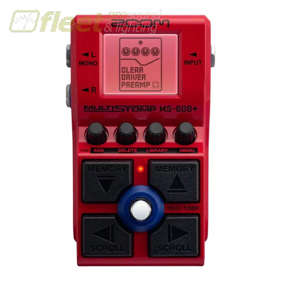 Zoom MS-60B+ Bass Multi Stomp Pedal
