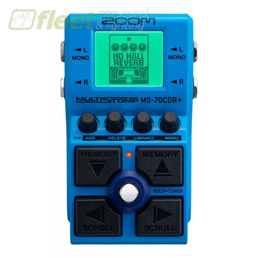 Zoom MS70CDR+ Multi Stomp Chorus/Delay/Reverb Pedal